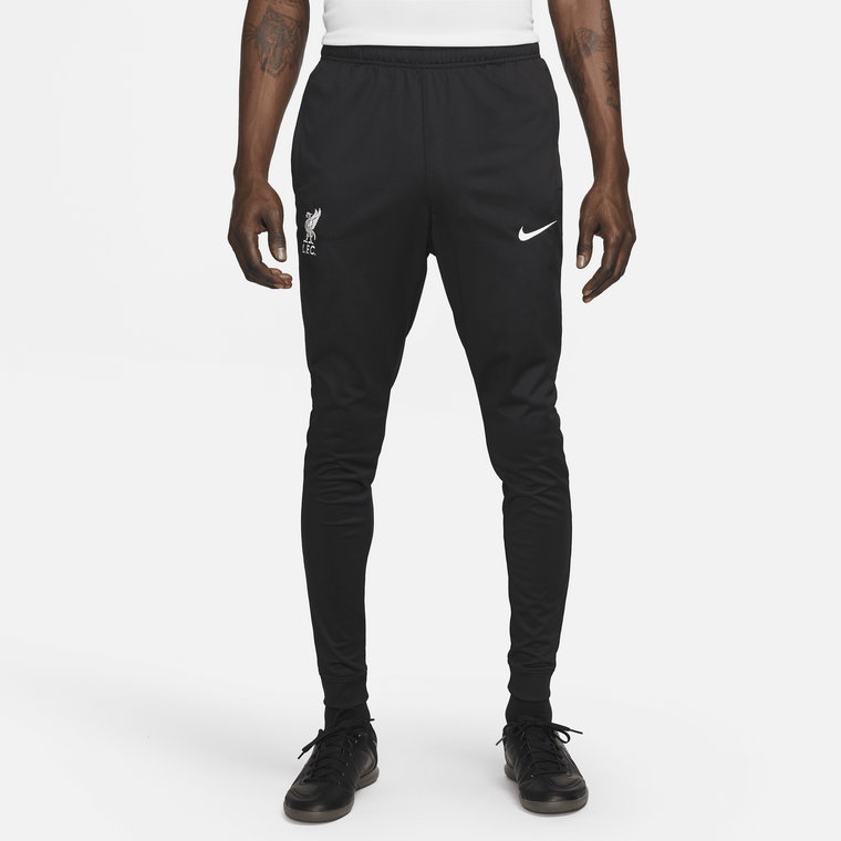 Męskie dresowe spodnie piłkarskie Nike Dri-FIT Liverpool F.C. Strike - Czerń