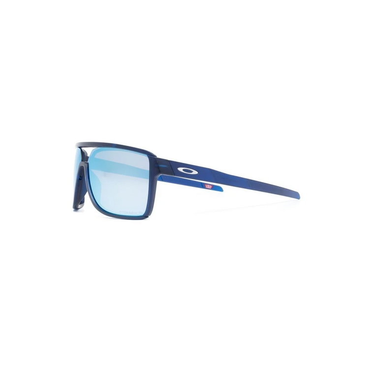 Niebieskie Okulary przeciwsłoneczne z oryginalnym etui Oakley