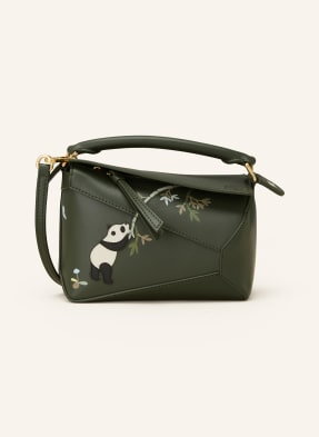 Loewe Torebka Puzzle Edge Mini gruen