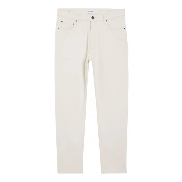 Tapered Ecru Jeans dla Mężczyzn Calvin Klein