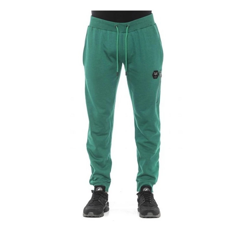 Zielone spodnie męskie 19v69 Italia