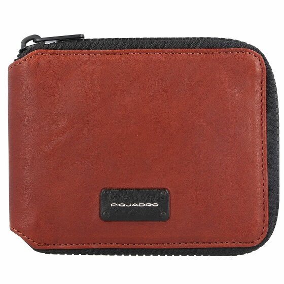 Piquadro Harper Wallet Leather 14 cm tobacco