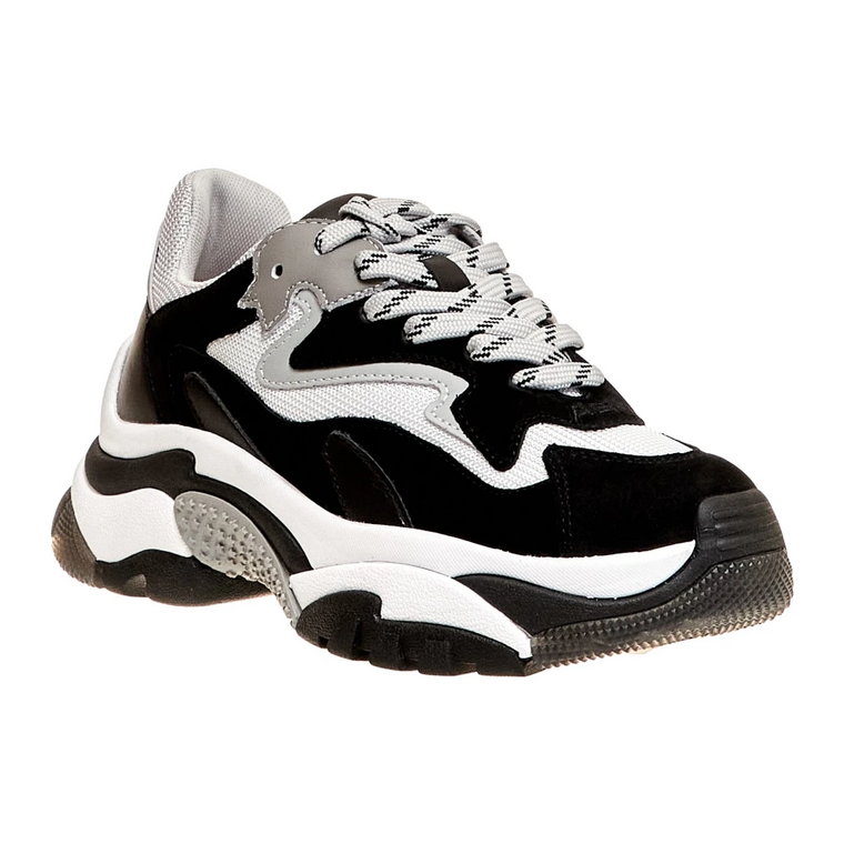 Czarne i białe Addict Sneakers ASH
