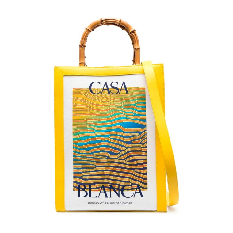 Żółta torba Casa - Modny styl Casablanca