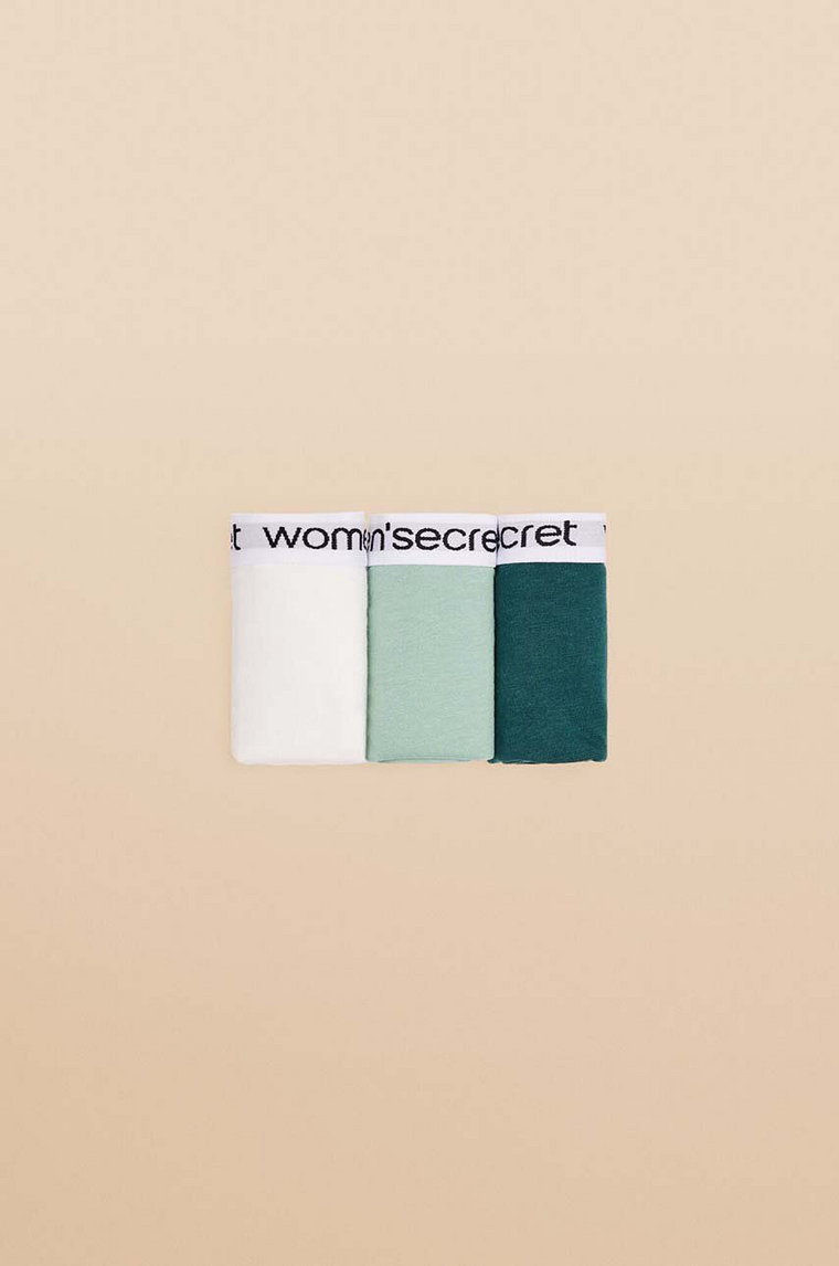 women'secret stringi 3-pack z bawełny 4936167