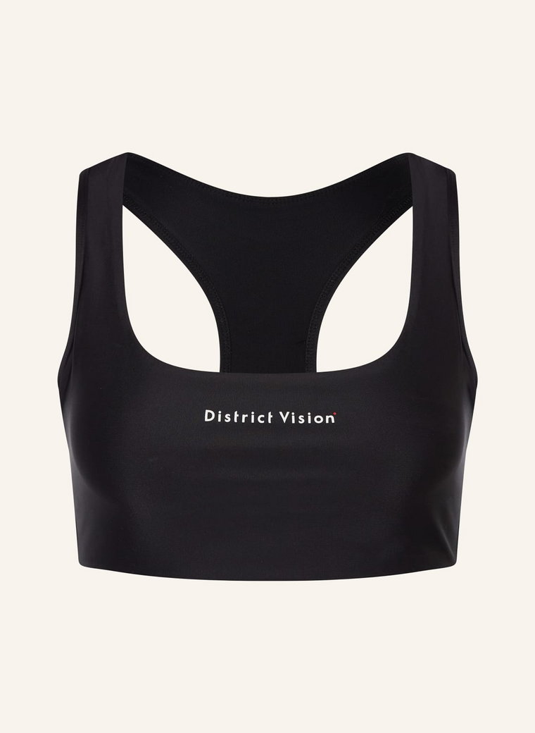 District Vision Biustonosz Sportowy Twin Layer schwarz