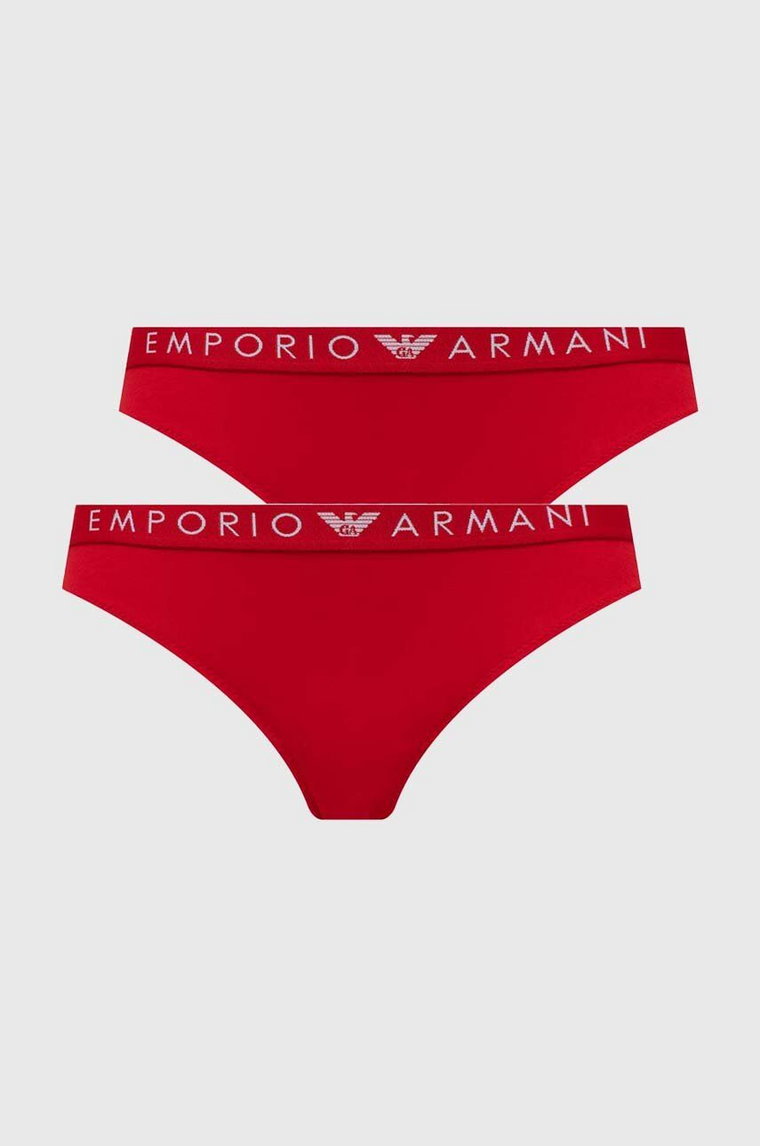 Emporio Armani Underwear figi 2-pack kolor czerwony 163334 4F227