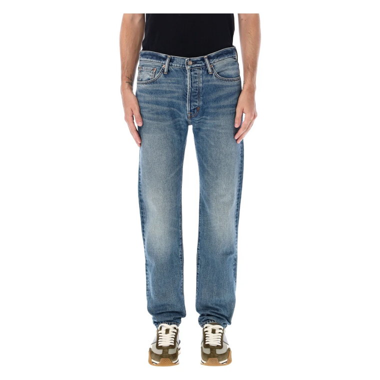 Slim Authentic Wyprane Jeansy Tom Ford