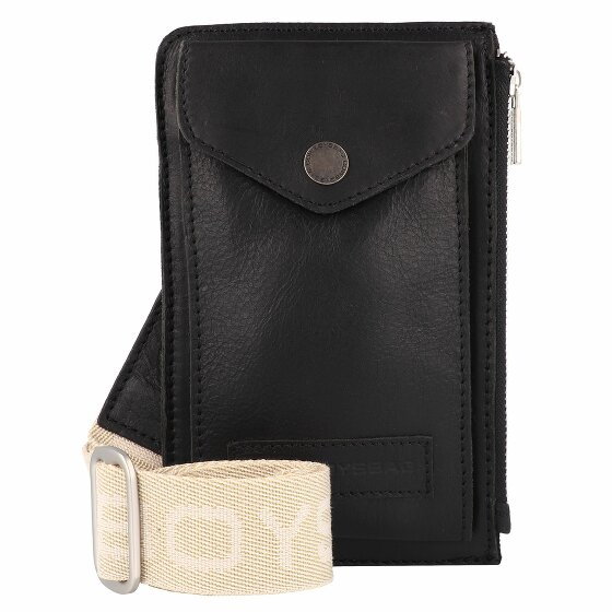 Cowboysbag Hanna 2.0 Etui na telefon komórkowy Skórzany 13 cm black