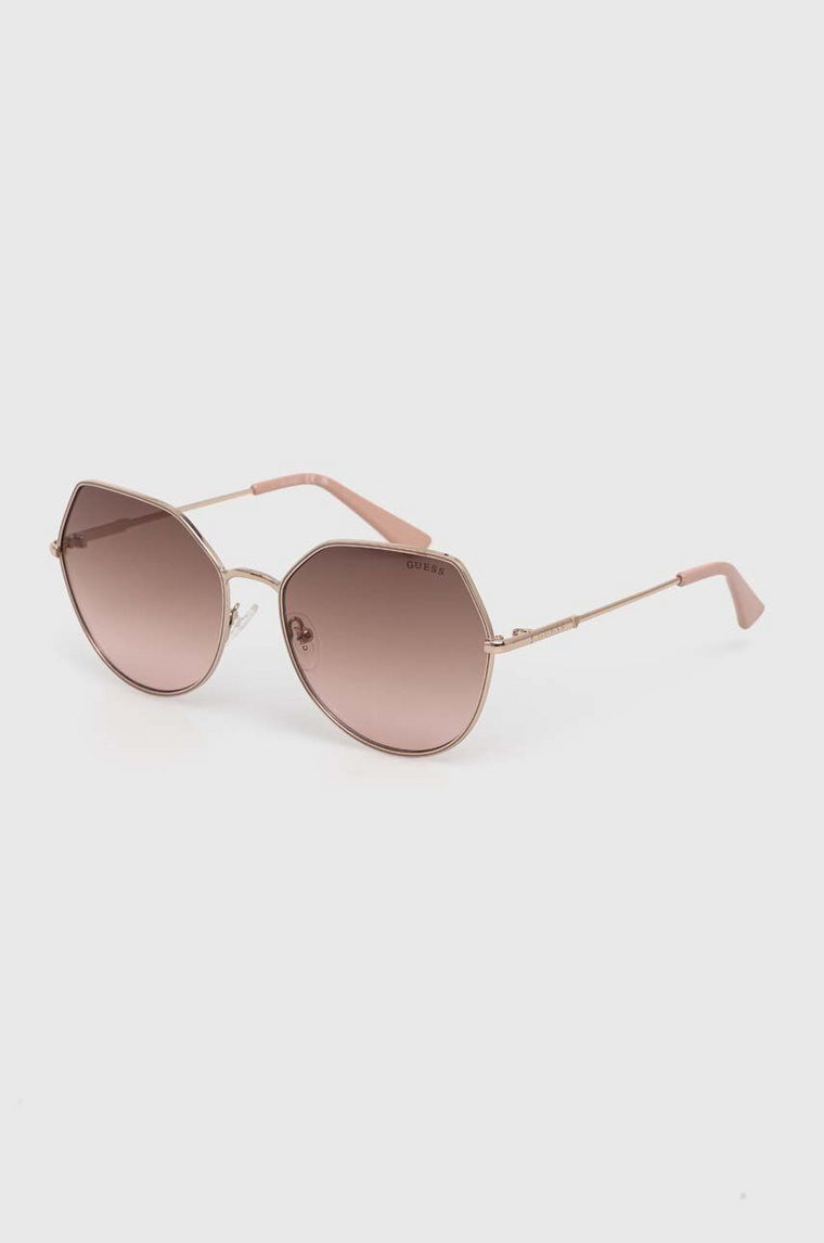 Guess okulary przeciwsłoneczne damskie kolor różowy GU7867_5832F