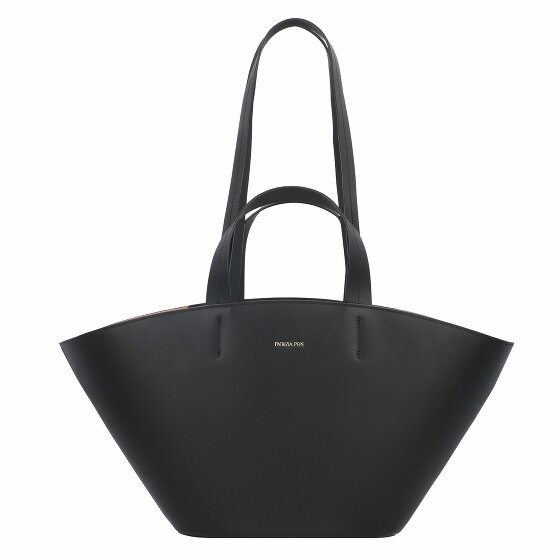 Patrizia Pepe Minimal City Shopper Bag Skórzany 52 cm nero