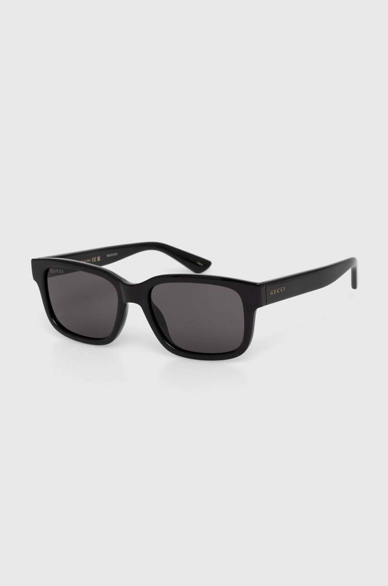 Gucci okulary przeciwsłoneczne męskie kolor czarny GG1583S