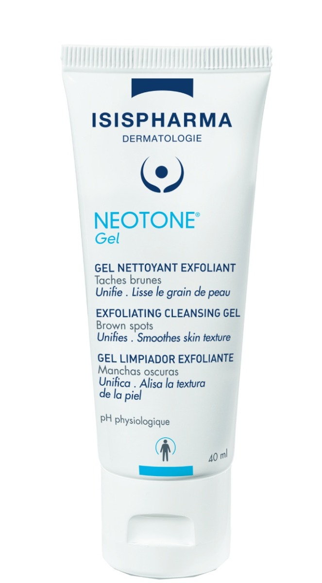 Isispharma Neotone Gel - Żel do mycia twarzy złuszczająco-oczyszczający rozjaśniający 40 ml