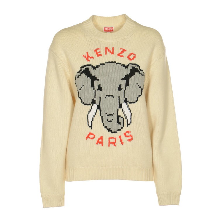 Wygodny i stylowy sweter z wełny Kenzo