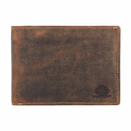 Greenburry Vintage Leather ID Case 14 cm braun