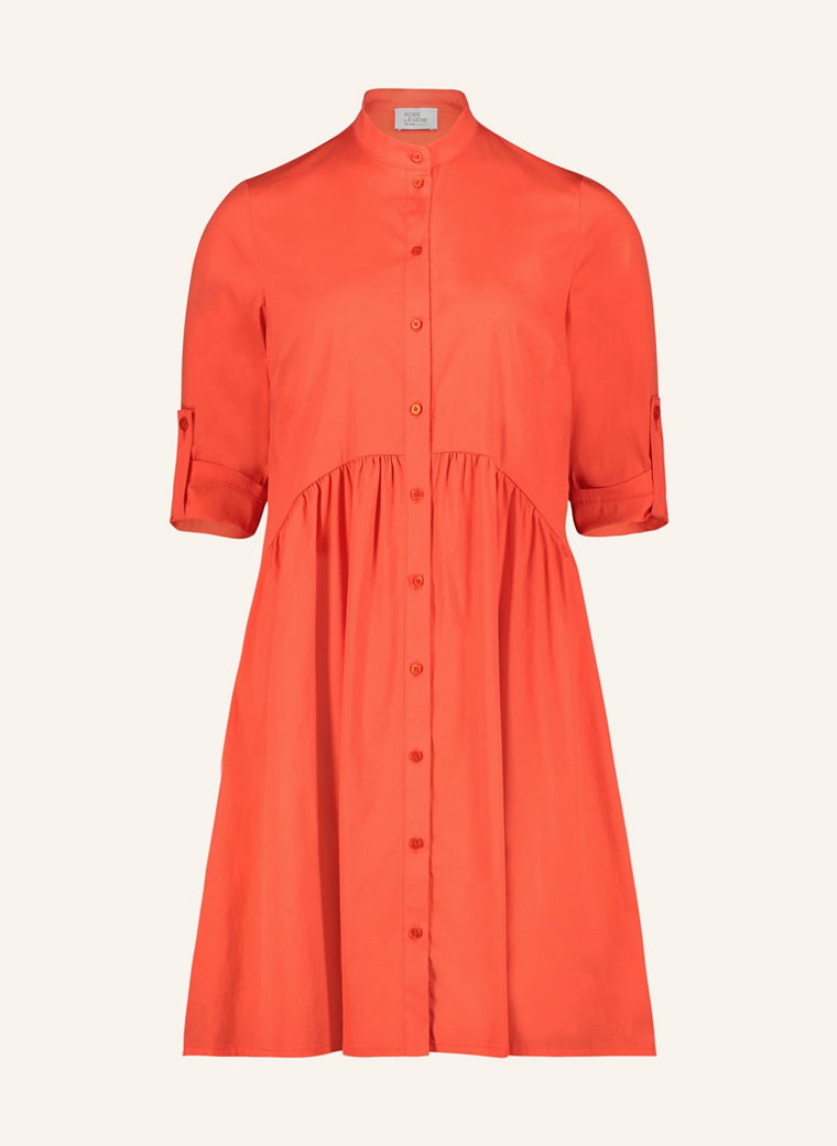Robe Légère Sukienka Koszulowa Z Rękawami 3/4 orange