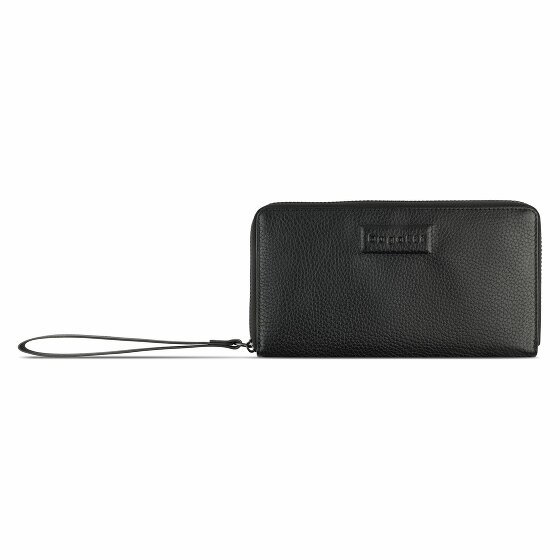 bugatti Elsa Portfel Ochrona RFID Skórzany 19 cm schwarz