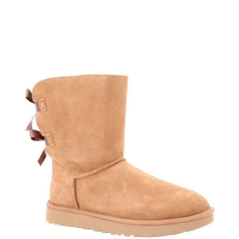 UGG Skórzane śniegowce Bailey Bow II | z dodatkiem wełny