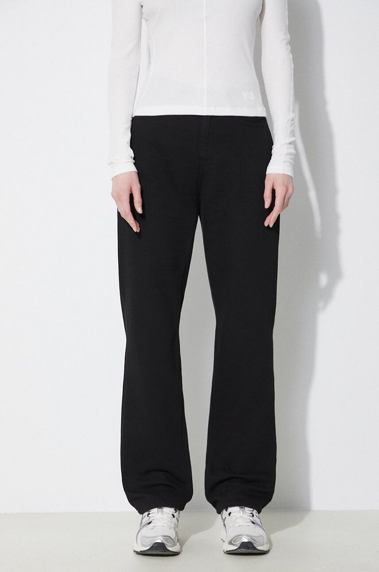 Carhartt WIP jeansy Noxon Pant damskie high waist I031559.89GD