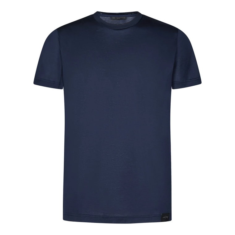 Niebieski T-shirt z Logo Low Brand