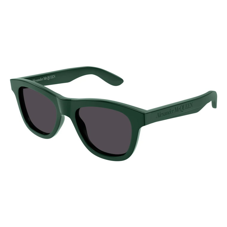 Czarne/Szare Okulary przeciwsłoneczne Alexander McQueen
