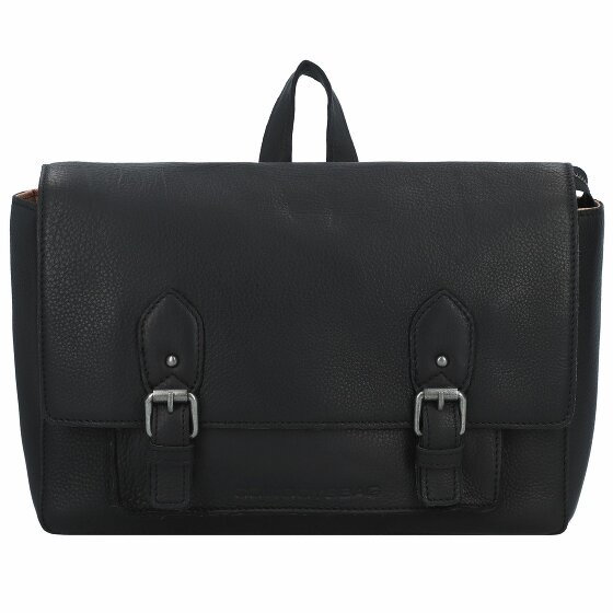 Cowboysbag Genoa Plecak skórzany 19 cm black