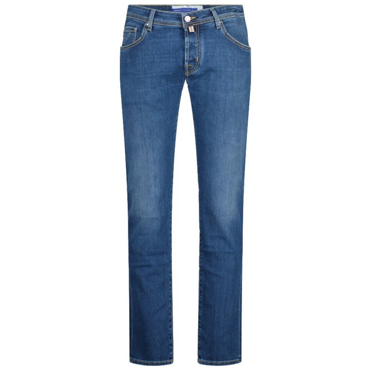 Slim Fit Niebieskie Jeansy Jacob Cohën