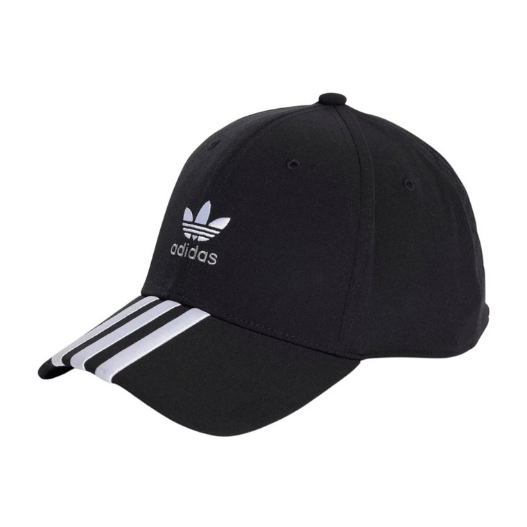 Czarna Stonewash Czapka Baseballowa dla Mężczyzn i Kobiet Adidas Originals