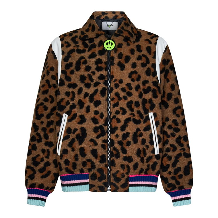 Brązowy płaszcz w leopardzie Barrow