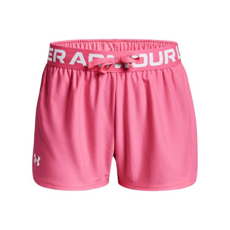 Dziewczęce spodenki treningowe UNDER ARMOUR Play Up Solid Shorts - różowe
