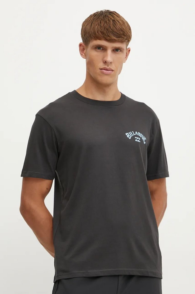 Billabong t-shirt Arch Fill męski kolor czarny gładki ABYZT02442