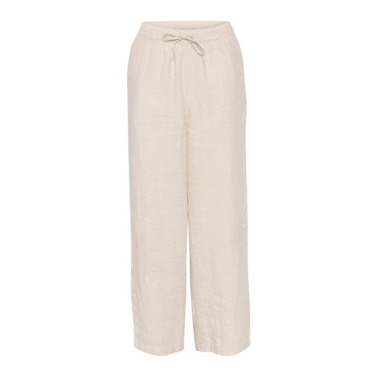 Wide Trousers Cream