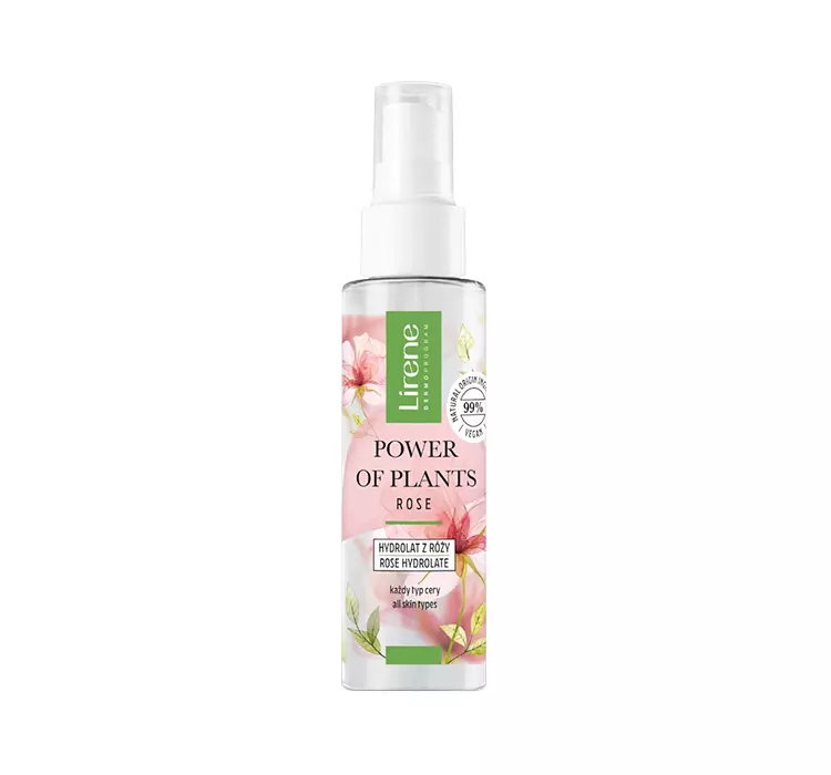 LIRENE POWER OF PLANTS ROSE HYDROLAT Z RÓŻY 100ML