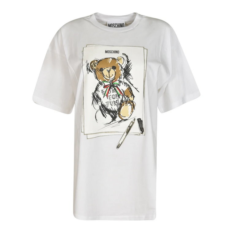 Stylowe T-shirty i Pola Moschino