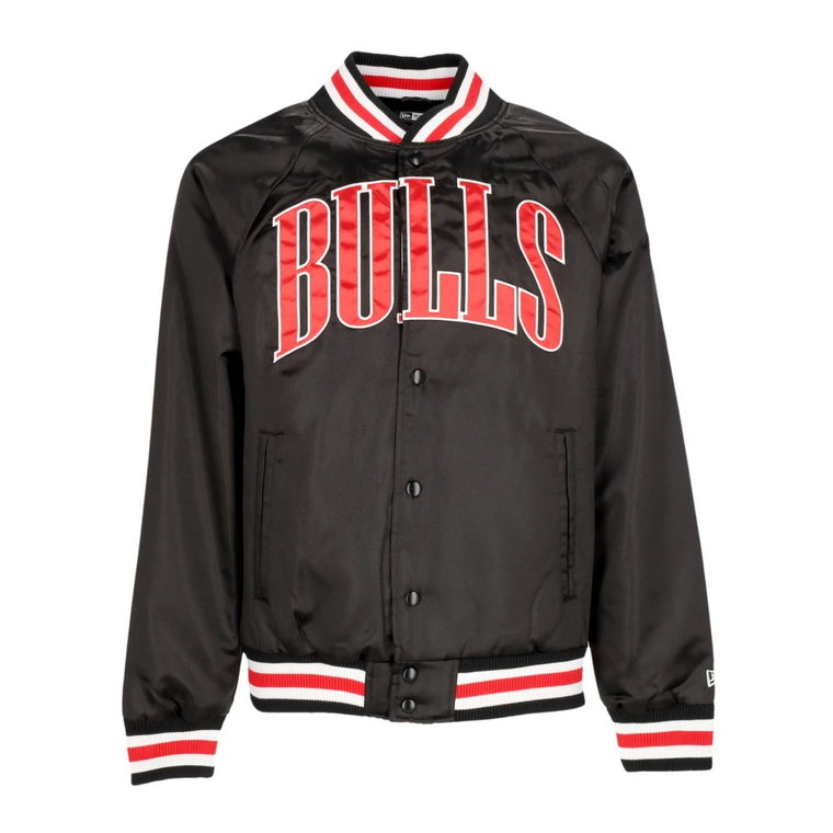 Kurtka Bomber Chicago Bulls NBA Czarna New Era