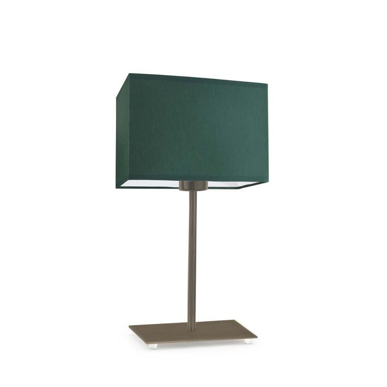 Lampka nocna LYSNE Amalfi, 60 W, E27, zieleń butelkowa/złota, 40x20 cm