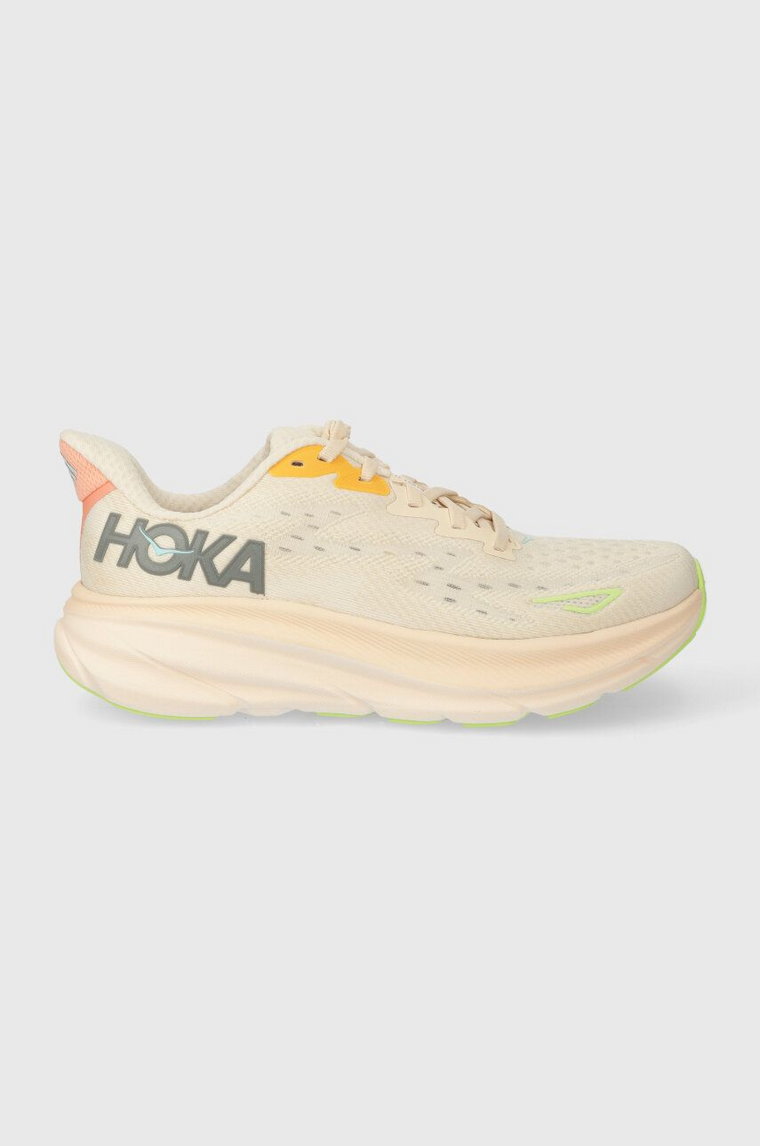 Hoka One One buty do biegania Clifton 9 kolor beżowy