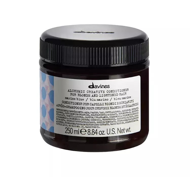 DAVINES ALCHEMIC CREATIVE ODŻYWKA KOLORYZUJĄCA DO WŁOSÓW MARINE BLUE 250ML