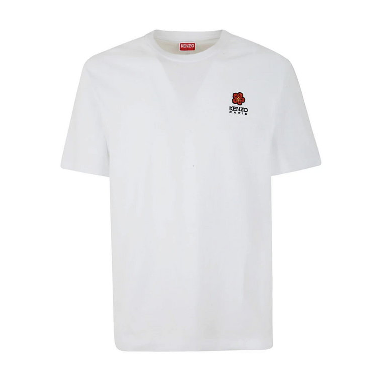 Biała koszulka z logo Crest Kenzo