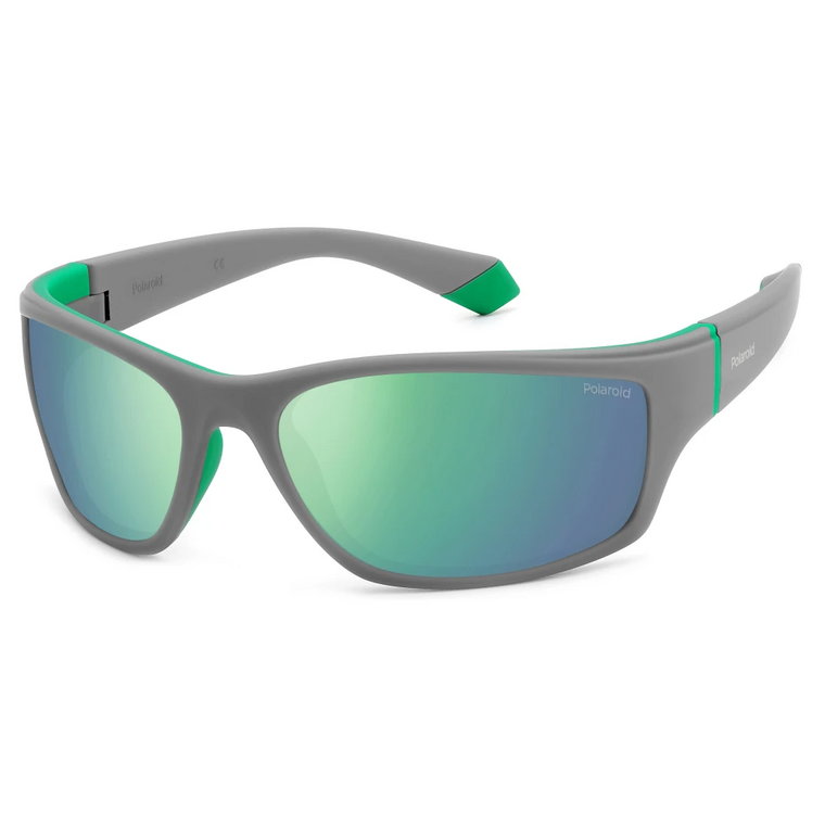 Szare Zielone/Niebieskie Okulary przeciwsłoneczne Polaroid