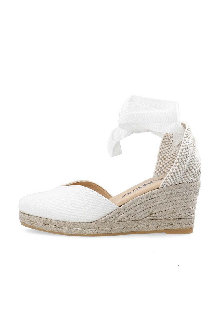 Bianco espadryle BIAIBIZA kolor beżowy na koturnie 11201301