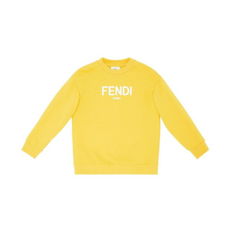 Żółte Swetry Paradise dla Chłopców Fendi