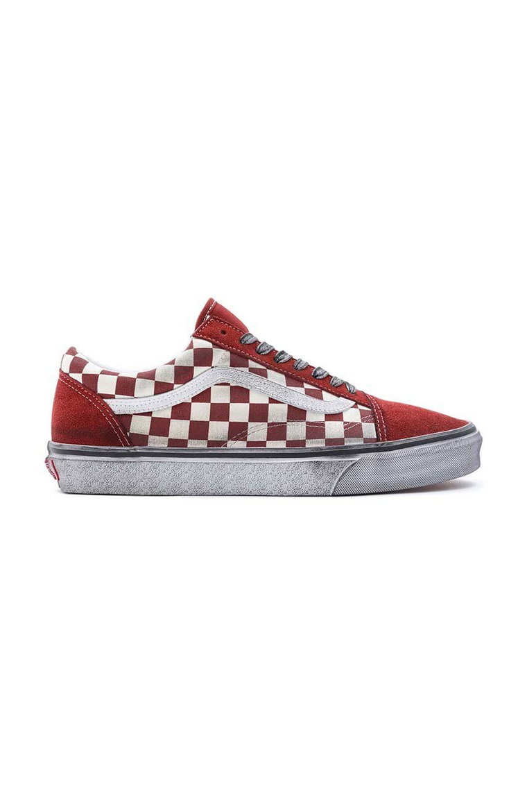 Vans tenisówki Old Skool Stressed męskie kolor czerwony VN0007NTY521