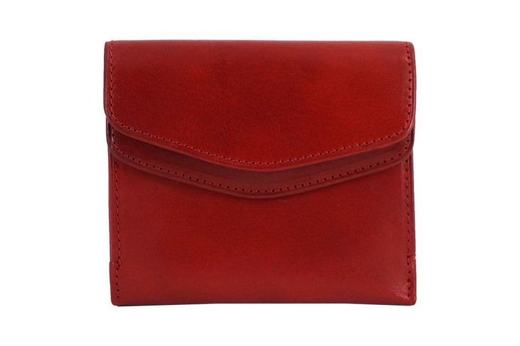 Barberini's - portfel ze skóry naturalnej - Czerwony