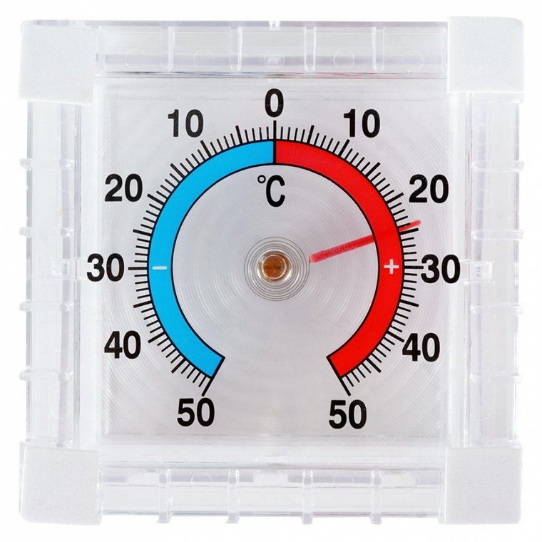 Termometr zewnętrzny samoprzylepny na okno 8x7,5 cm kod: O-569540