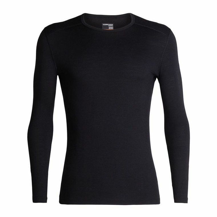 Icebreaker Merino 200 Oasis Long Sleeve Crewe > 104365001BLK