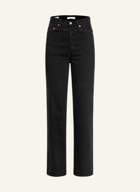 Levi's Jeansy Straight Ribcage schwarz