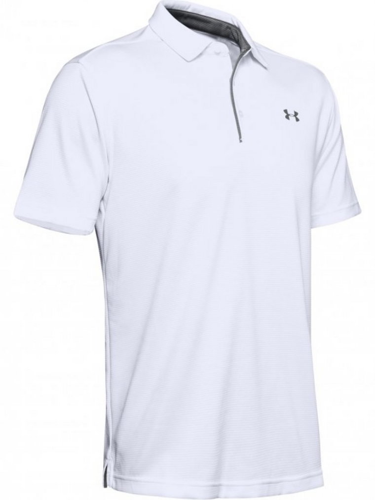 Męska koszulka do golfa UNDER ARMOUR Tech Polo - biała