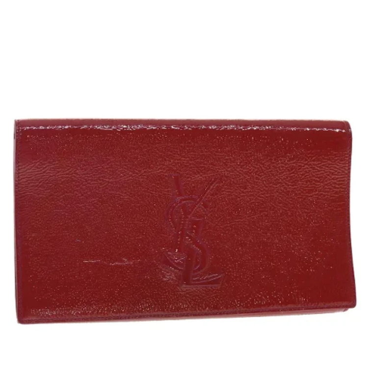 Pre-owned Leather clutches Saint Laurent Vintage