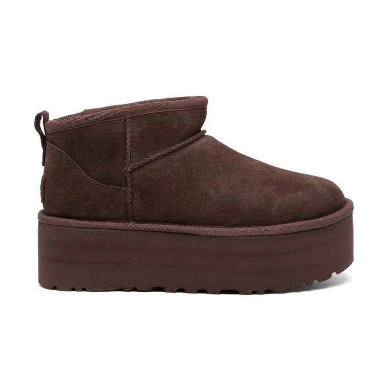 Brązowe buty Classic Mini II na platformie UGG